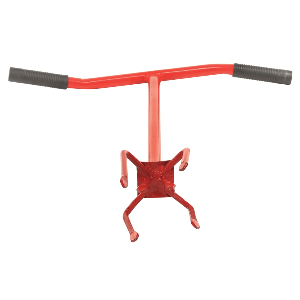 Vidaxl garden claw steel red