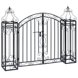 Vidaxl port decorative 122x20.5x100 cm wrought iron