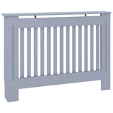 Vidaxl radiatorombouw 112x19x81,5 cm mdf grijs