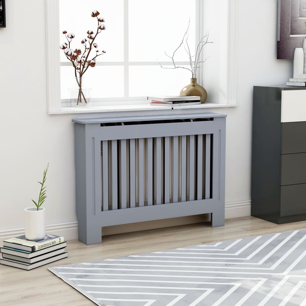 Vidaxl Radiatorom Construction 112x19x81,5 cm MDF antracit