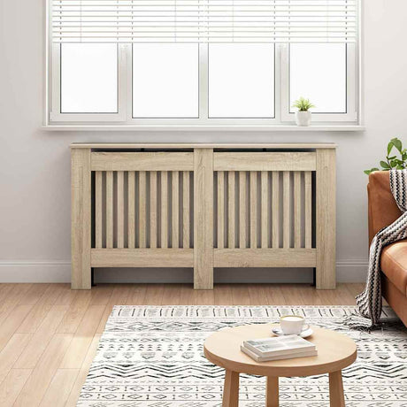 Vidaxl radiatorombouw 152x19x81,5 cm bewerkt hout