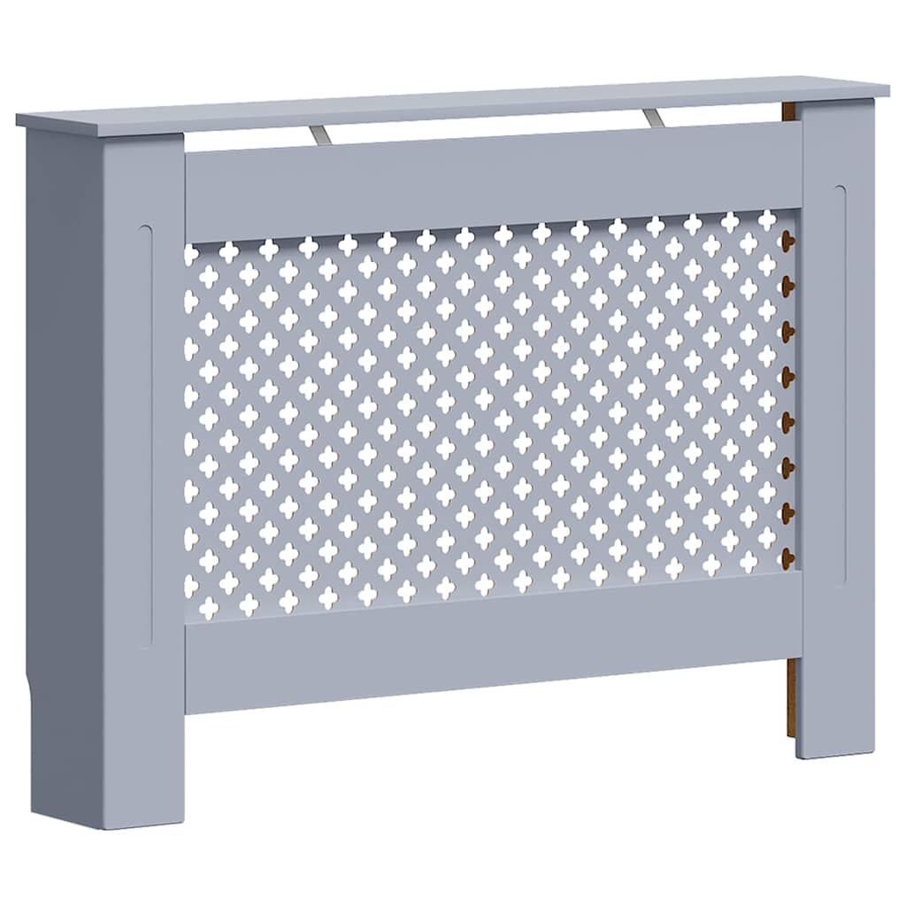 Vidaxl radiatorombouw 112x19x81,5 cm mdf antraciet