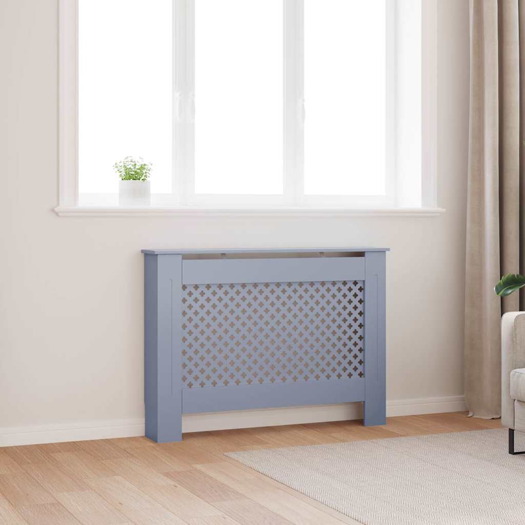 Vidaxl radiatorombouw 112x19x81,5 cm mdf antraciet
