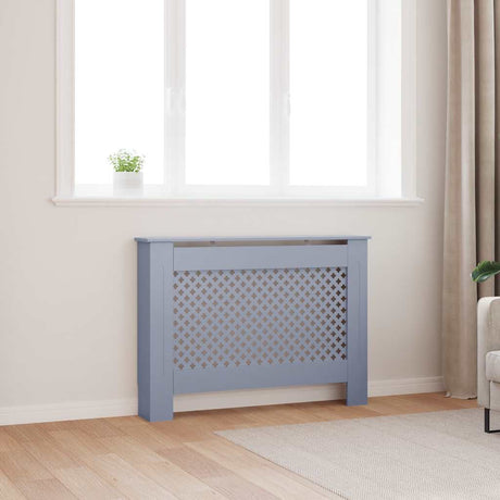 Vidaxl radiatorombouw 112x19x81,5 cm mdf antraciet