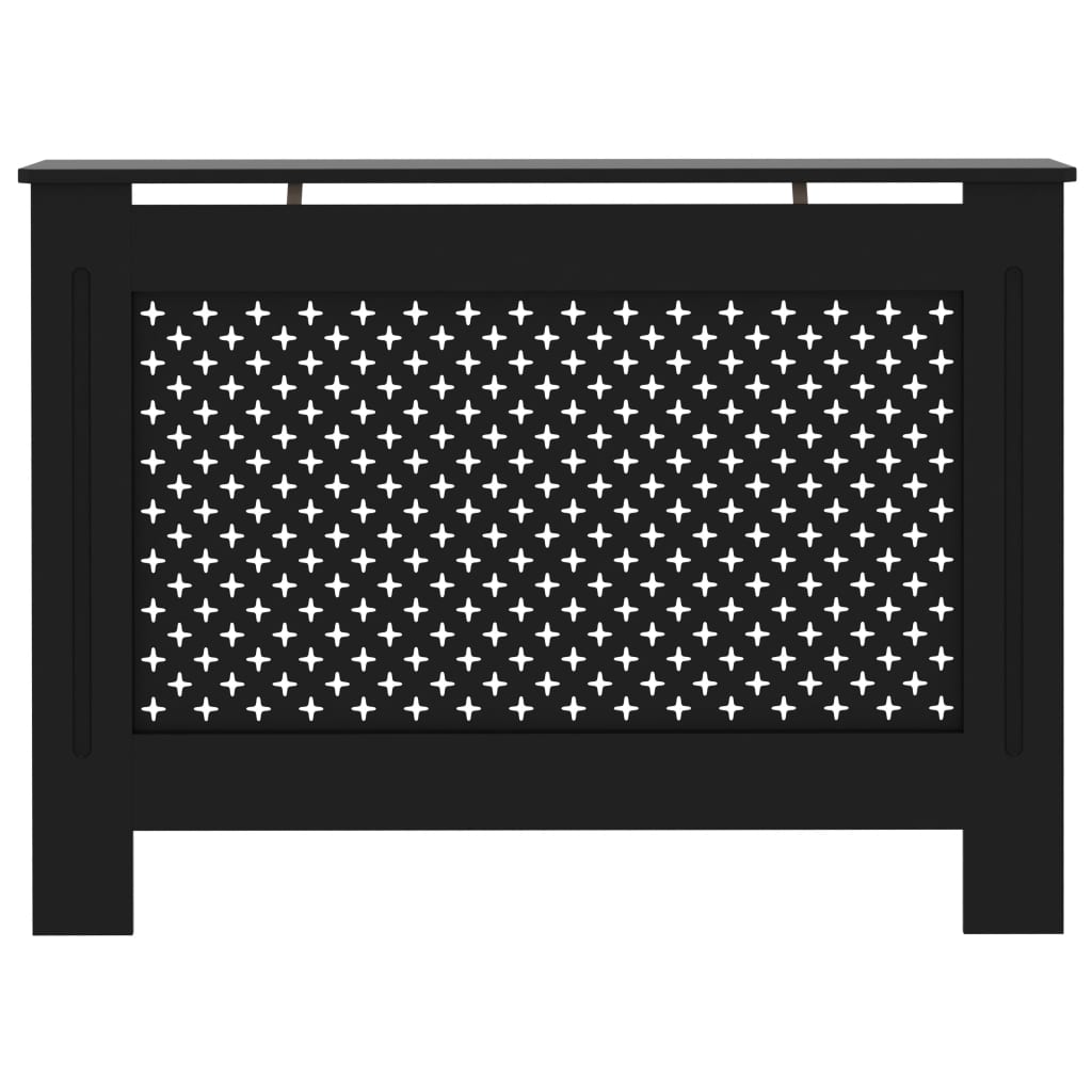 Vidaxl Radiatorom Construction 112x19x81.5 cm MDF nero