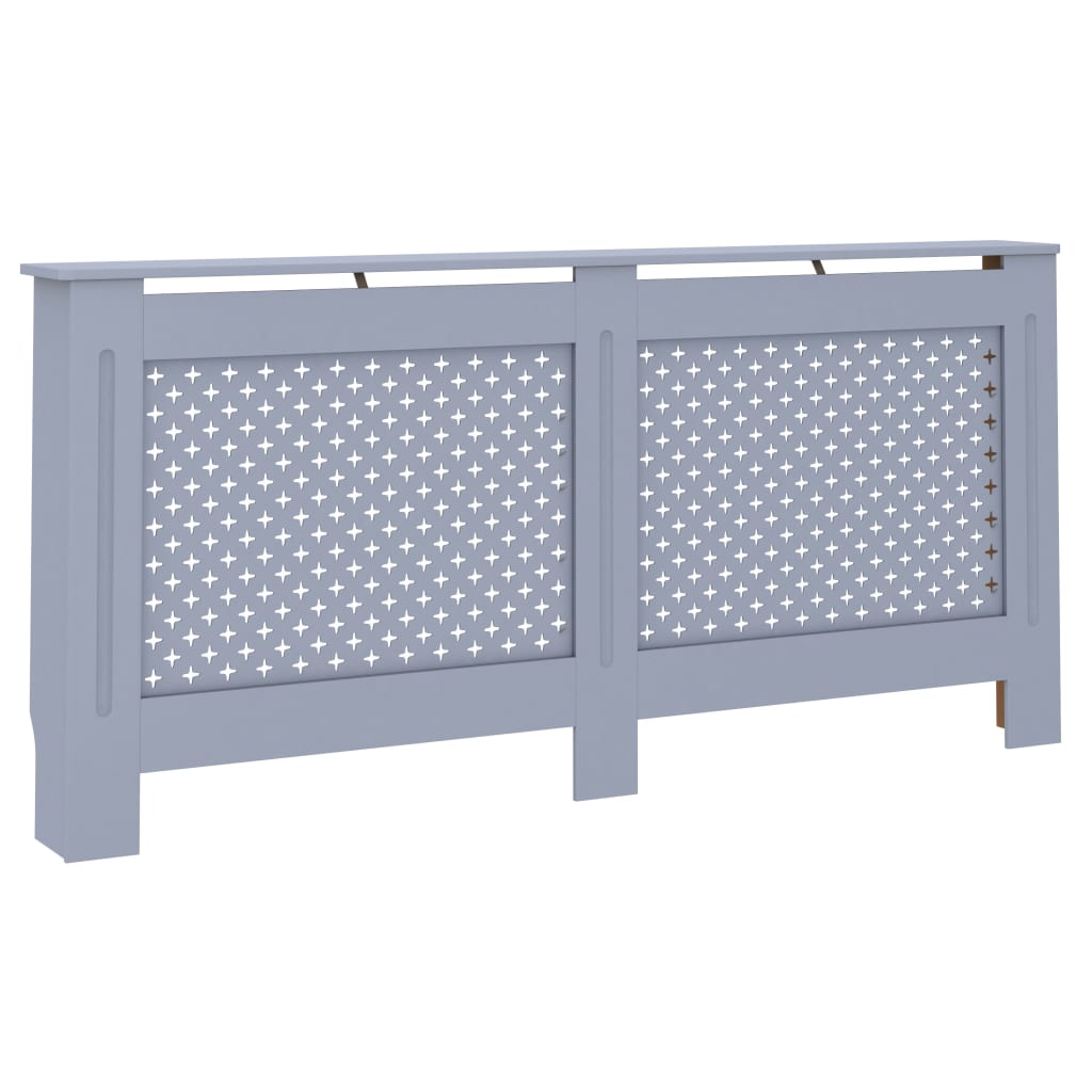 VIDAXL -Radiatorkonstruktion 172x19x81.5 cm MDF -Anthrazit