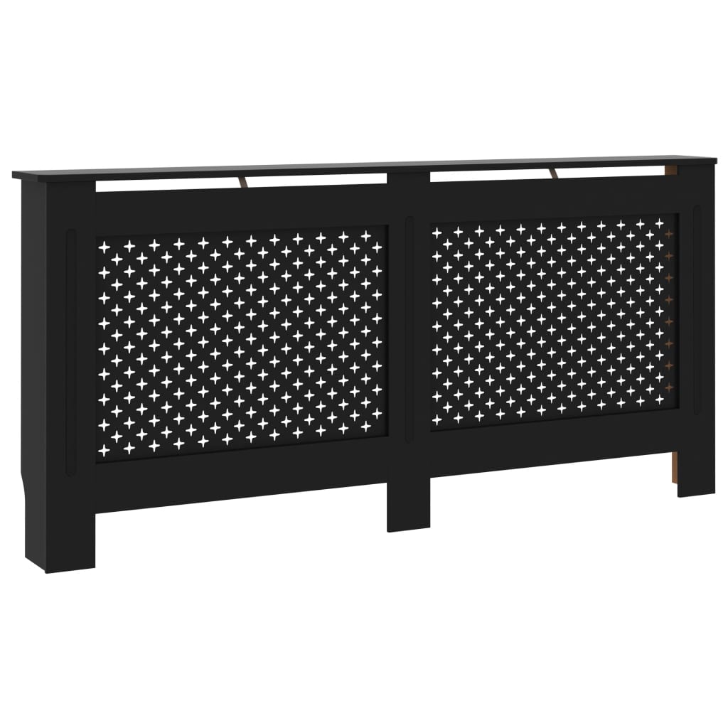 Vidaxl Radiatorom Construction 172x19x81.5 cm MDF nero