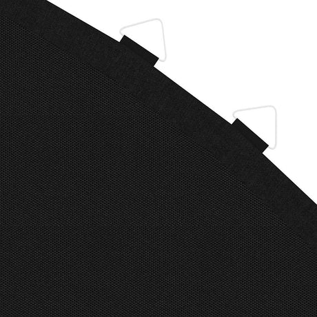 Vidaxl springmat voor 12 feet 3,66 m ronde trampoline stof zwart