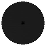 Vidaxl springmat voor 13 feet 3,96 m ronde trampoline stof zwart
