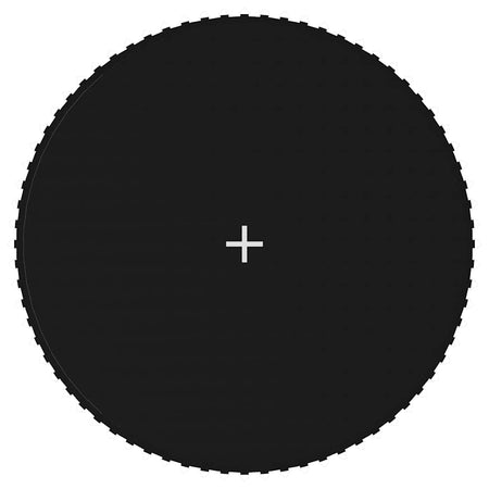 Vidaxl springmat voor 13 feet 3,96 m ronde trampoline stof zwart