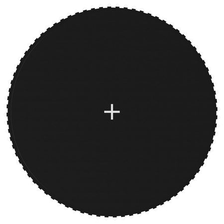 Vidaxl springmat voor 14 feet 4,27 m ronde trampoline stof zwart