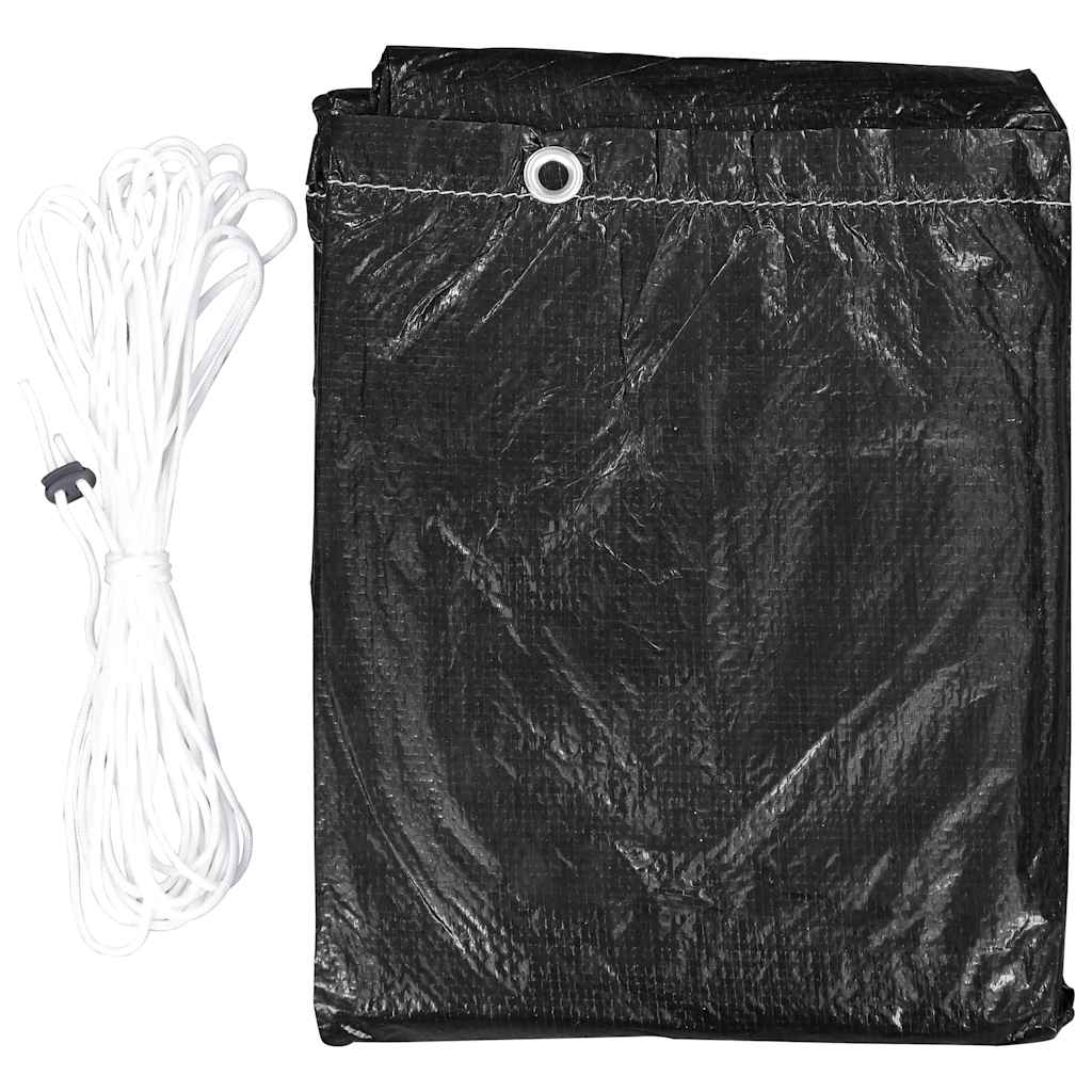 Vidaxl tuinmeubel- barbecuehoes met 6 oogjes 180x80x125 cm