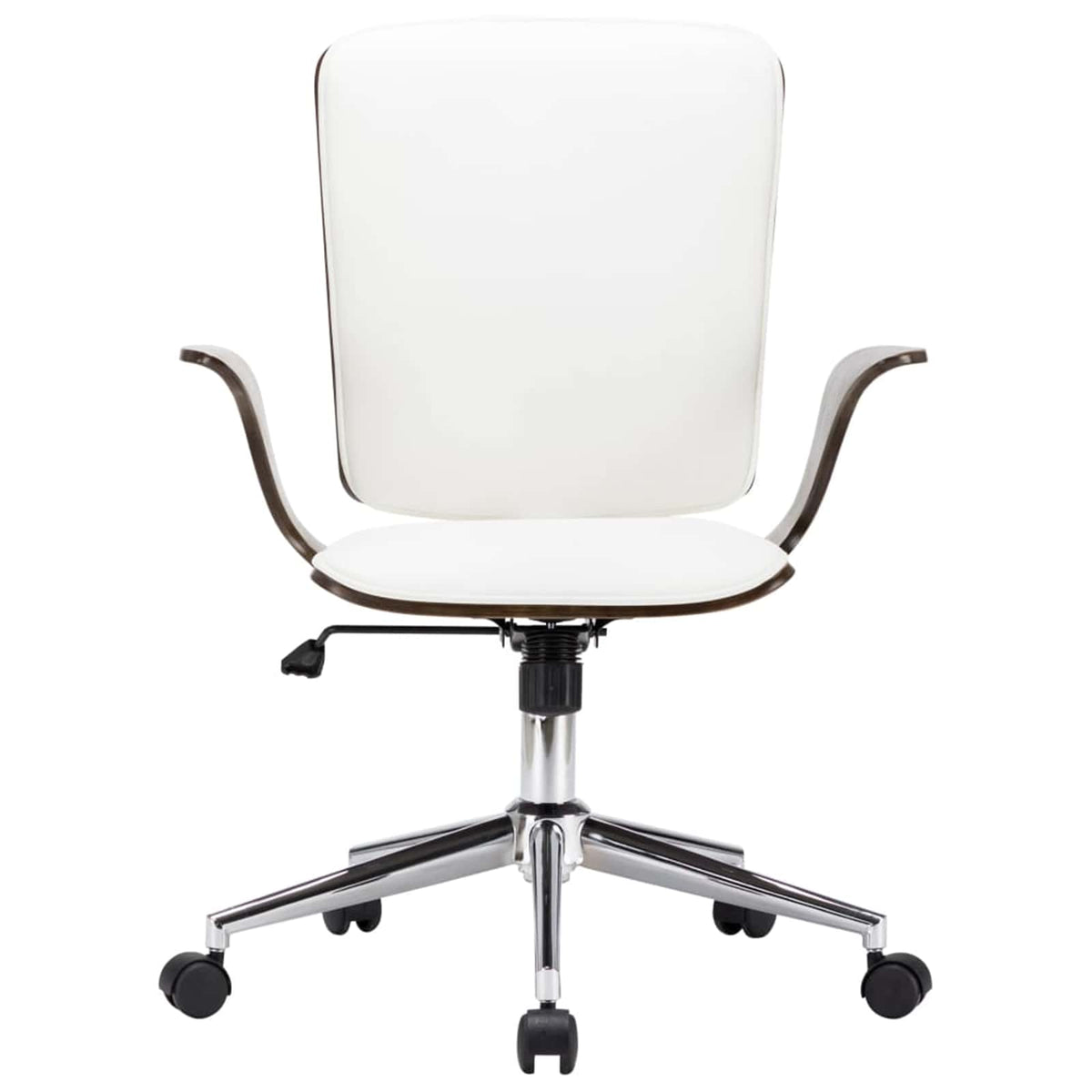 Vidaxl draait bureaustoelen 2 st kunstleer 69 x 61 x 104 cm