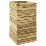 Vidaxl Planter surélevé 50x50x100 cm en bois de pin imprégné