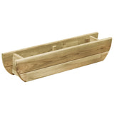 Vidaxl Planter huet 80x16x16 cm imprägnéiert Pinzis Holz