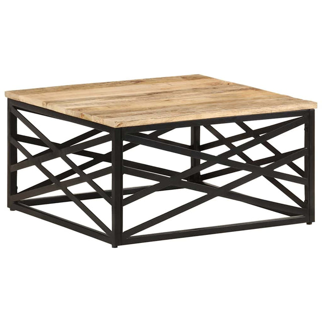 Vidaxl salontafel 68x68x35 cm massief mangohout