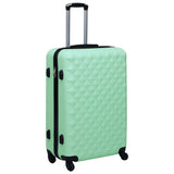 Vidaxl 3-part hard luggage set mint colored