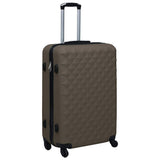 Vidaxl 3-part hard luggage set Brown