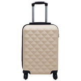 Vidaxl hard suitcase golden