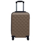 Vidaxl Hard Suitcase Brown