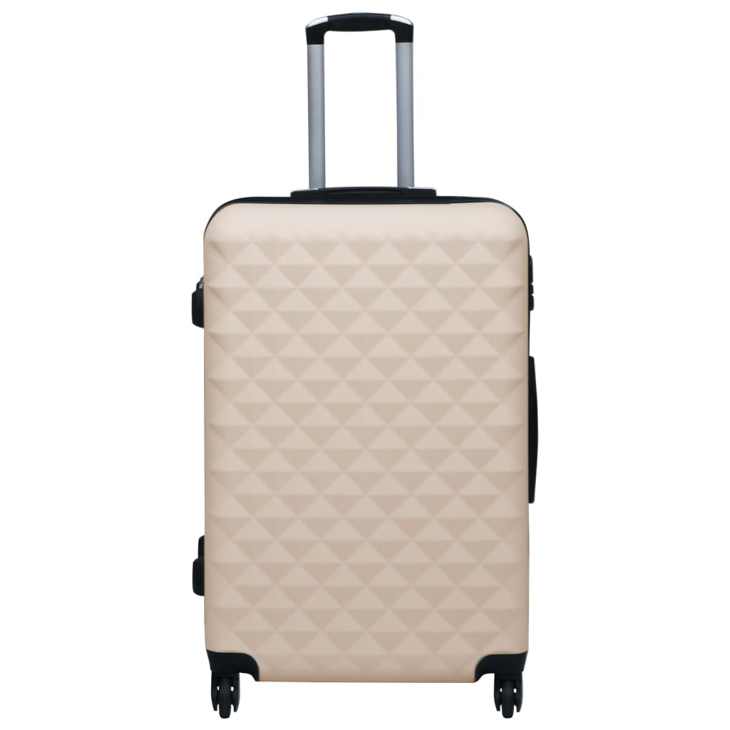 Vidaxl hard suitcase golden