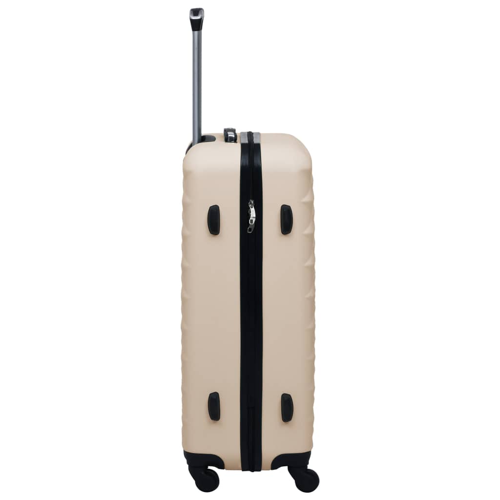 Vidaxl hard suitcase golden