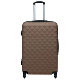 Vidaxl hard suitcase brown