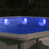 Vidaxl Swimming Pool Lamp Dip -Up Floating LED med fjernbetjening Hvid