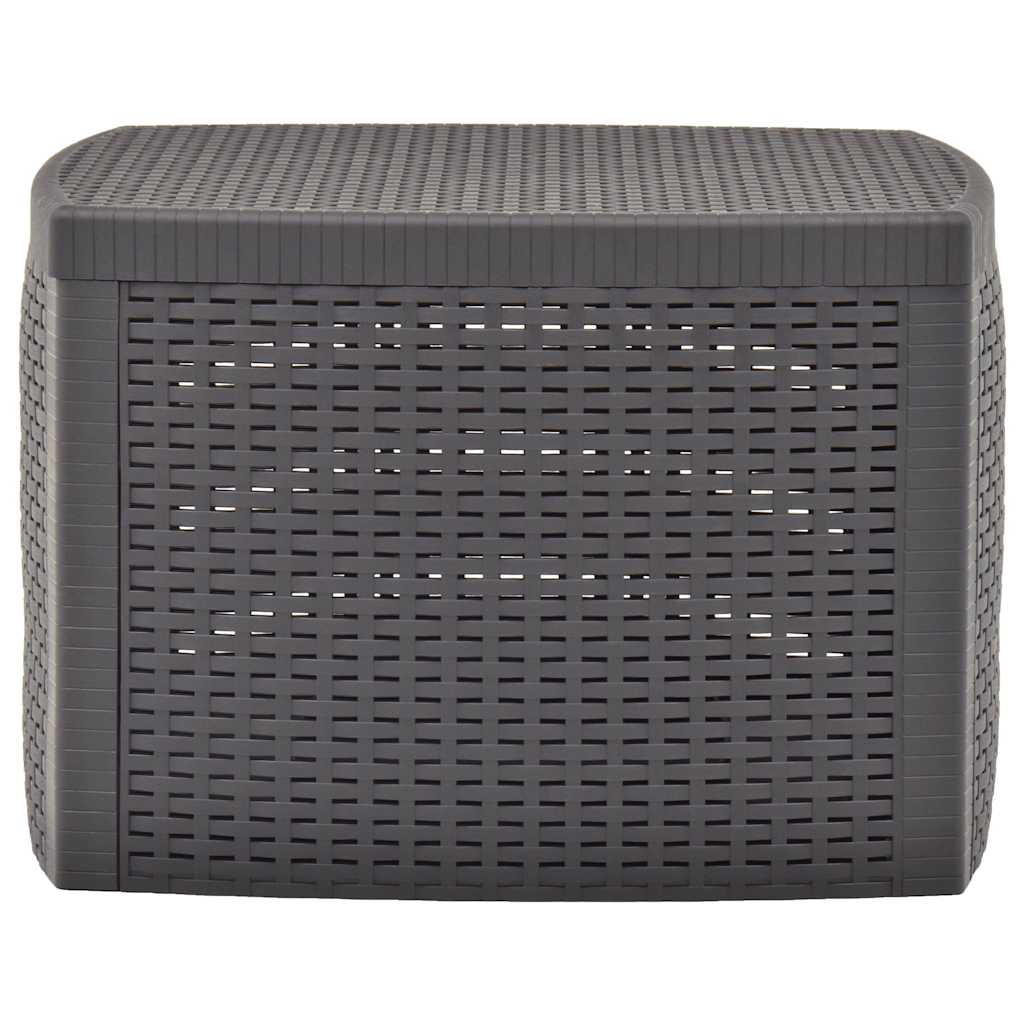 Vidaxl bijzettafel 54x54x36,5 cm kunststof mokka