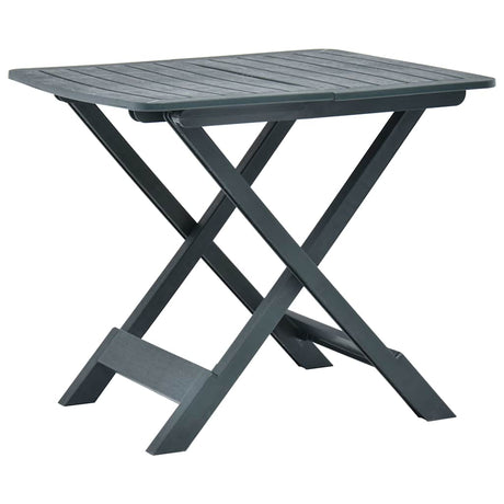 Vidaxl tuintafel inklapbaar 79x72x70 cm kunststof groen