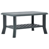 Vidaxl salontafel 90x60x46 cm kunststof groen