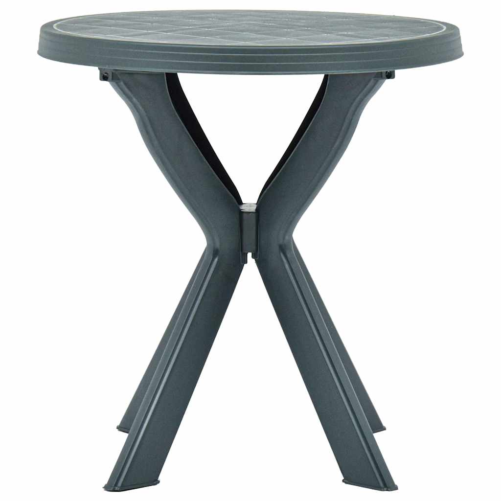 Vidaxl bistrotafel ø70 cm kunststof groen