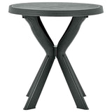 Vidaxl bistrotafel ø70 cm kunststof antraciet