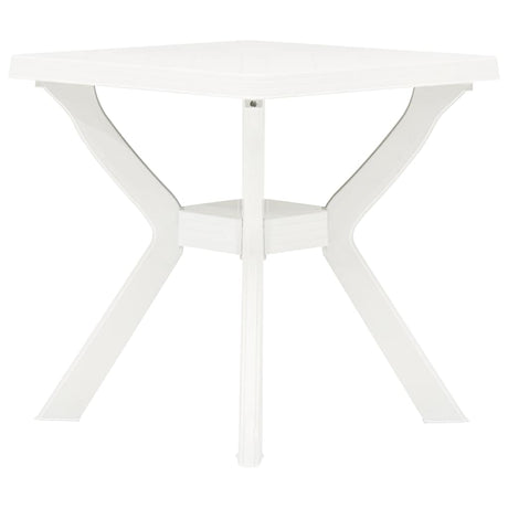 Vidaxl bistrotafel 70x70x72 cm kunststof wit