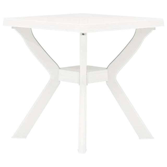 Vidaxl bistrotafel 70x70x72 cm kunststof wit