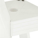 Vidaxl bistrotafel 70x70x72 cm kunststof wit