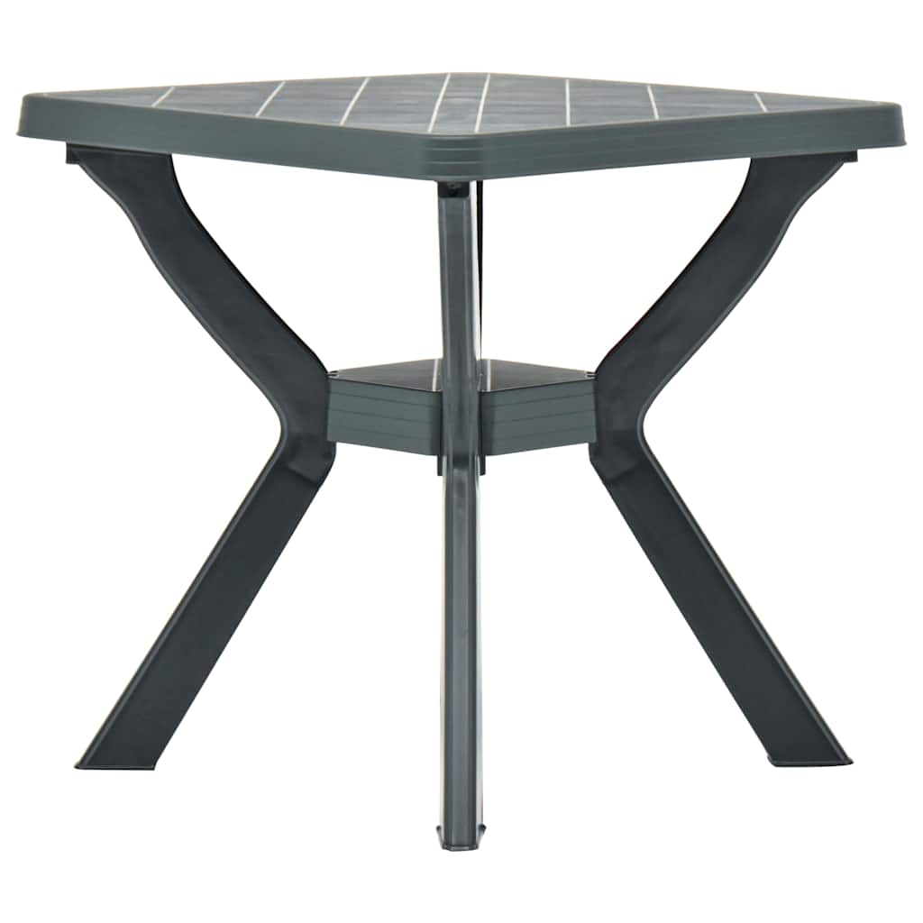 Vidaxl bistrotafel 70x70x72 cm kunststof groen