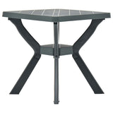 Vidaxl bistrotafel 70x70x72 cm kunststof groen