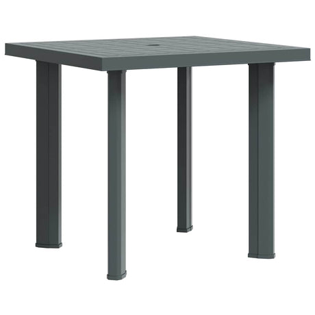 Vidaxl tuintafel 80x75x72 cm kunststof groen