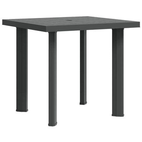 Vidaxl tuintafel 80x75x72 cm kunststof antraciet