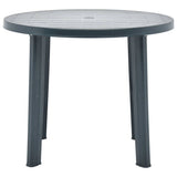 Vidaxl tuintafel 89 cm kunststof groen