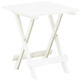 Vidaxl tuintafel inklapbaar 45x43x50 cm kunststof wit