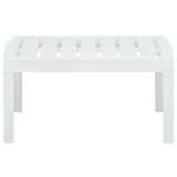 Vidaxl tuintafel 78x55x38 cm kunststof wit