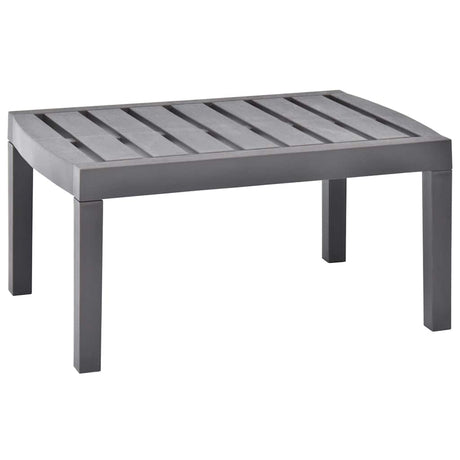Vidaxl tuintafel 78x55x38 cm kunststof mokkakleurig