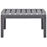 Vidaxl tuintafel 78x55x38 cm kunststof mokkakleurig