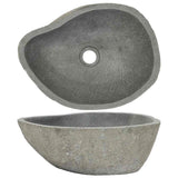 Vidaxl Washbasin Oval (37-46) X (29-36) CM Kamień