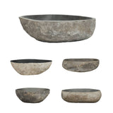 BIDAXL WASHBASIN Oval (45-53) X (34-41) CM River Stone