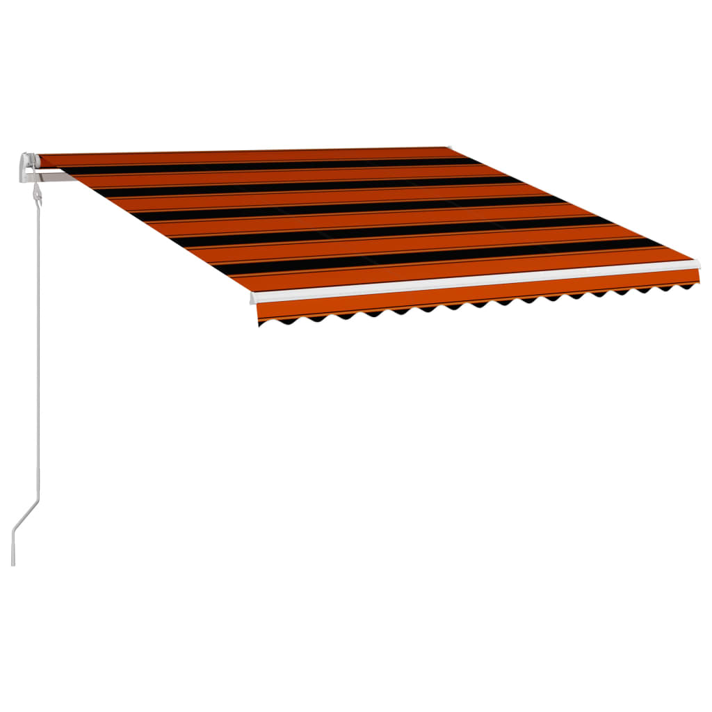 Vidaxl luifel automatesch 400x300 cm orange a brong