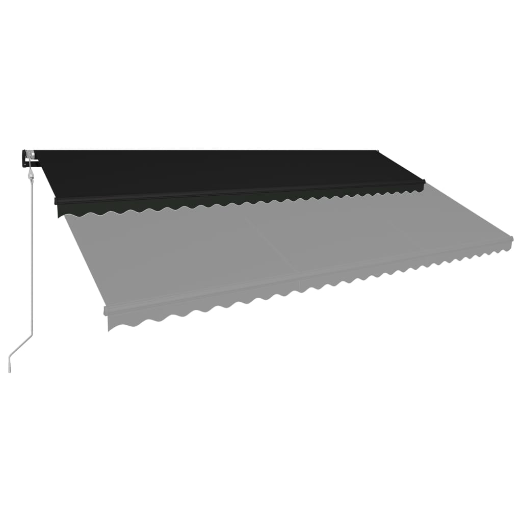 Vidaxl Luifel étend automatiquement l'anthracite 600x300 cm