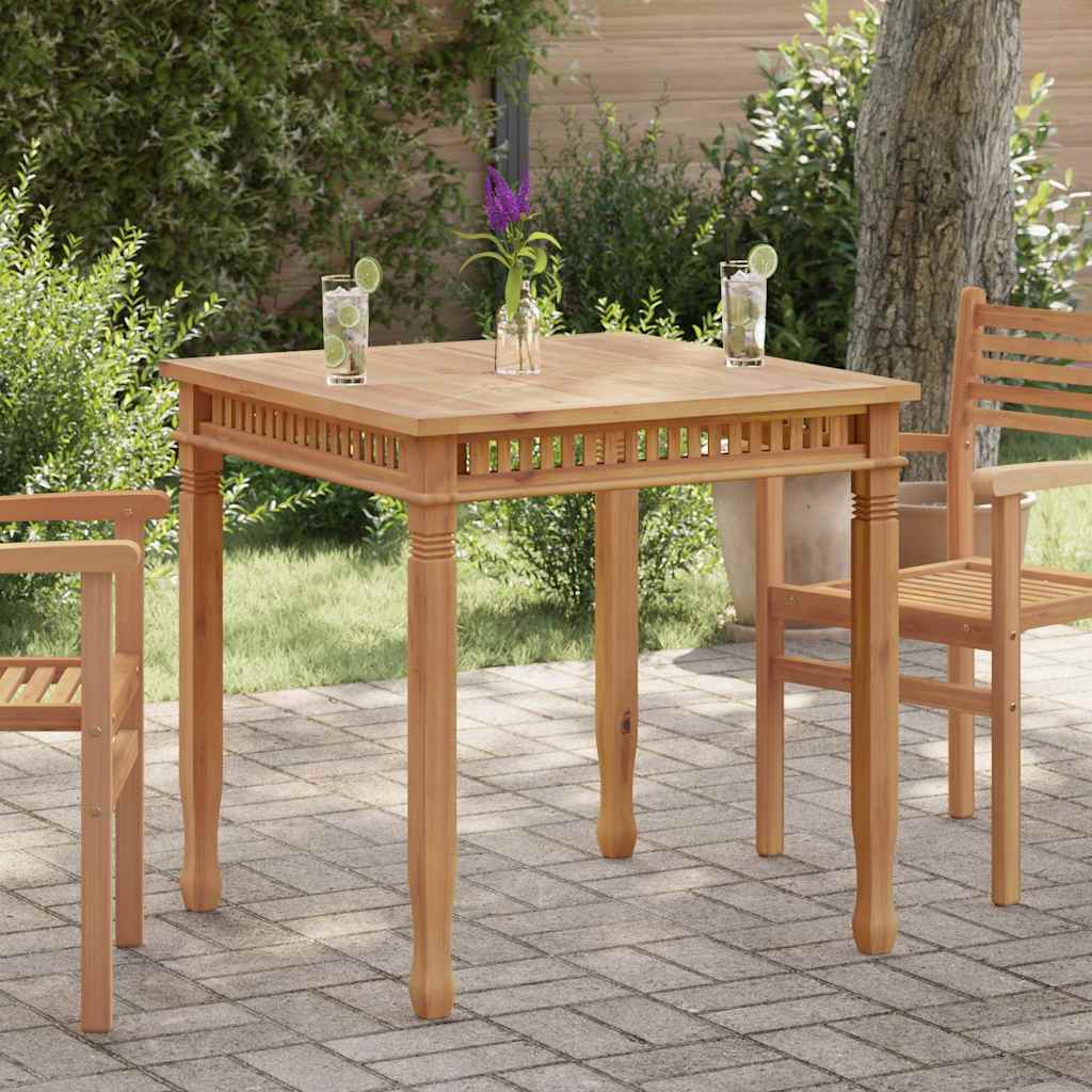 Vidaxl tuintafel 80x80x80 cm massief teakhout